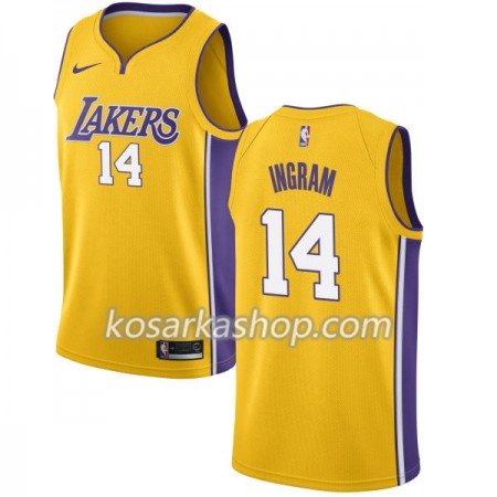 Dres Los Angeles Lakers Brandon Ingram 14 Nike 2017-18 Zlato Swingman